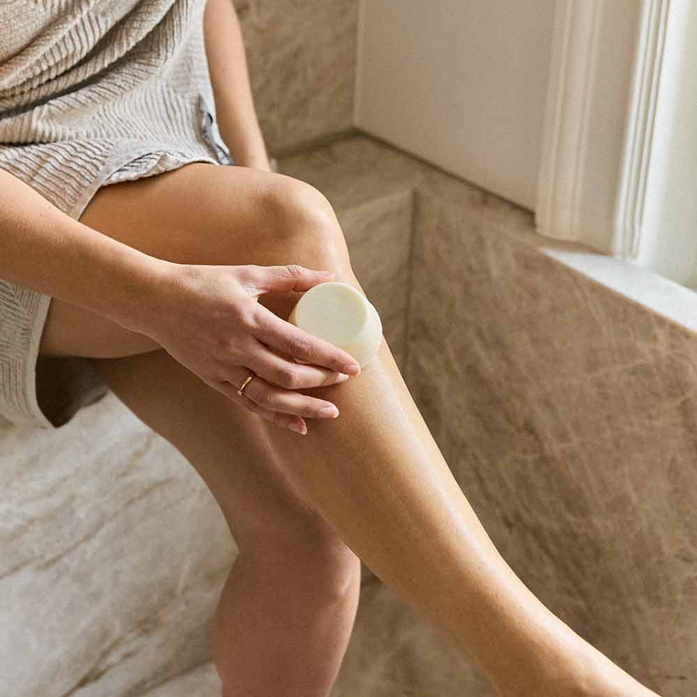 body butter bar påføring