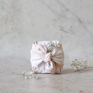 furoshiki genanvendelig gaveindpakning rosa small