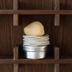 månedens produktpakke juli face cleansing bar og rondeller